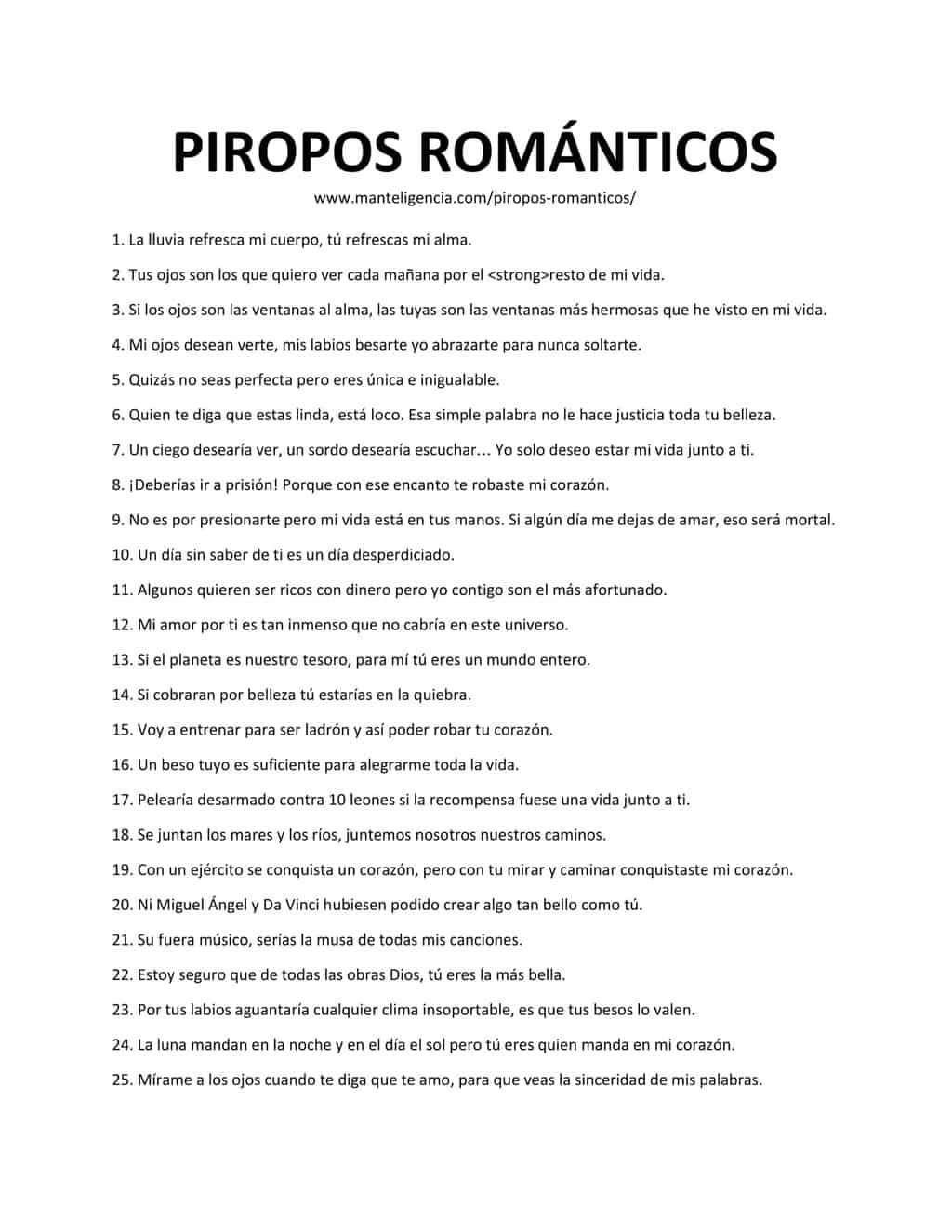 Piropos Rom Nticos La Mejor Lista Para Enamorar