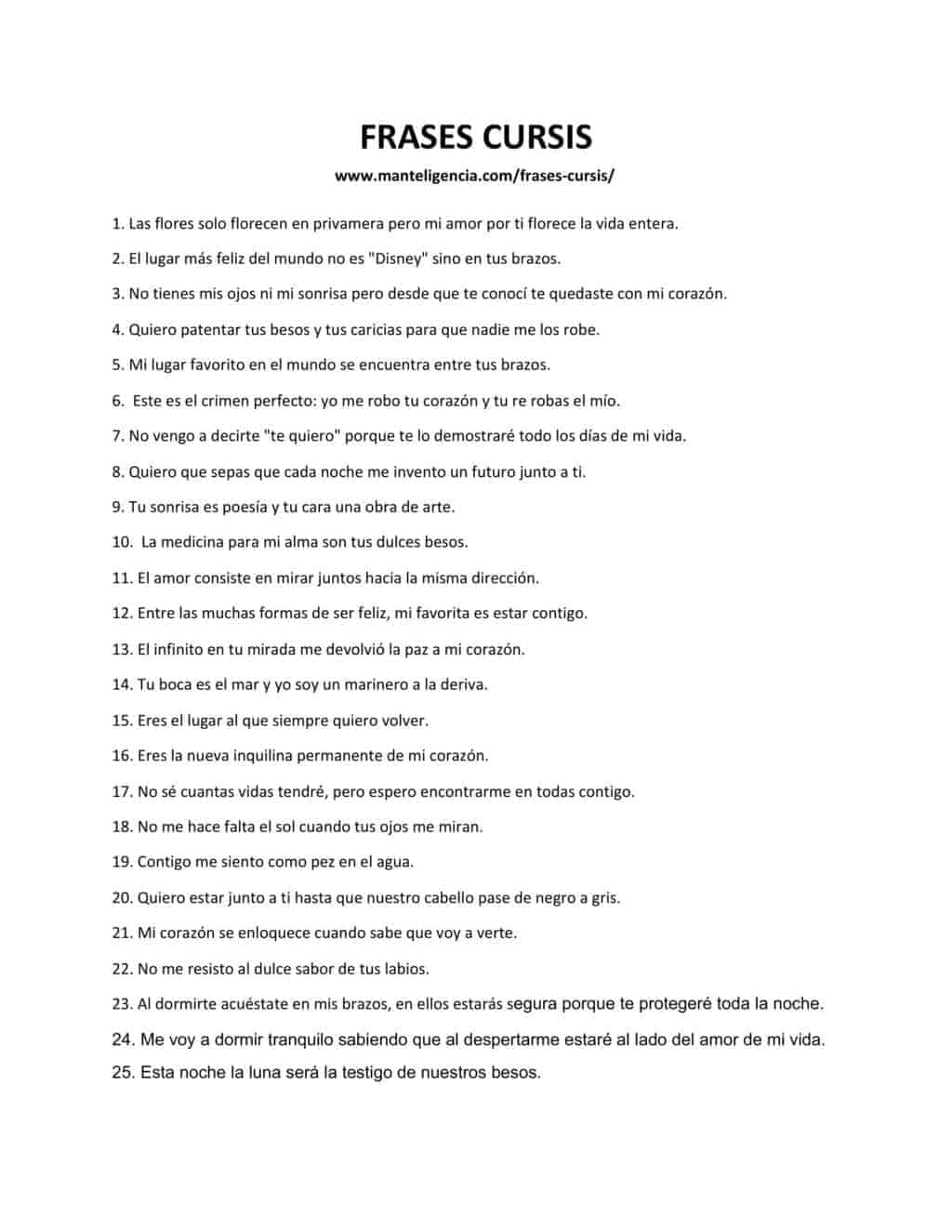 Los 25 Mejores Frases Cursis De Amor - Hazla reír.